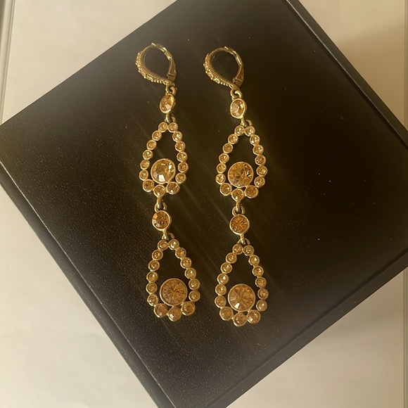 Givenchy Accessories - Vintage GIVENCHY Crystal Earrings